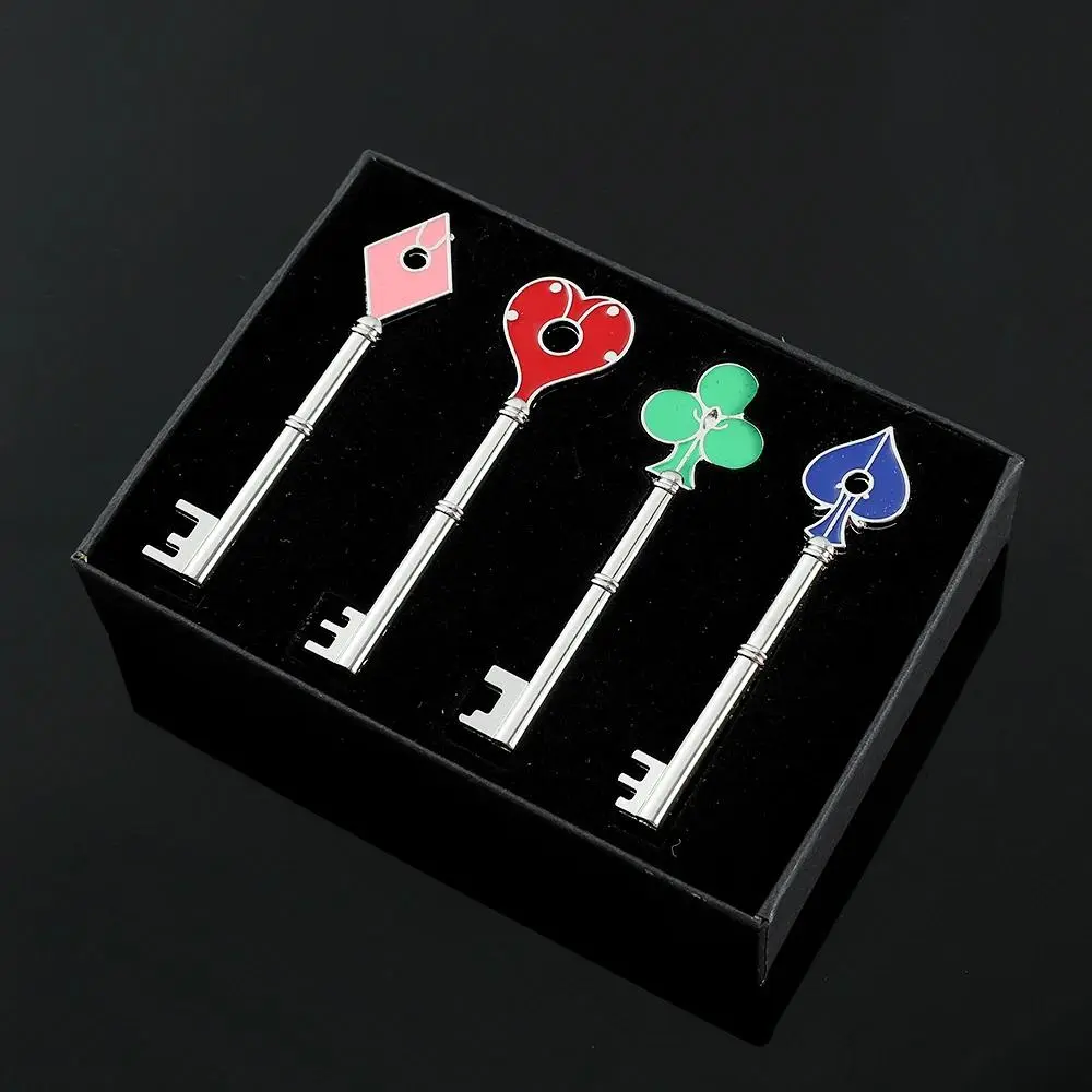 New Residents Evils RPD Square Keychain Plum Heart Design Keyring for Men Umbrella Corporation Key Holder Fans Collection Gift