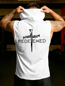 Men's Summer Sporty Tank Top, Breathable Design, Soft Material, Ideal for Workout and Fitness Training, Fitted Style, No Collar
