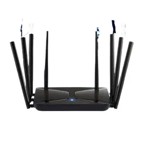 Dual-Band WiFi 6 (802.11ax) Gigabit Router - 1700M High Power Signal Design, Strong Wall Penetration, Built-in Anti-Interference Module, Full Gigabit Ports, Concise Intelligent Setup, Smart Home WiFi Signal Booster Router for Smooth Online Game Experience