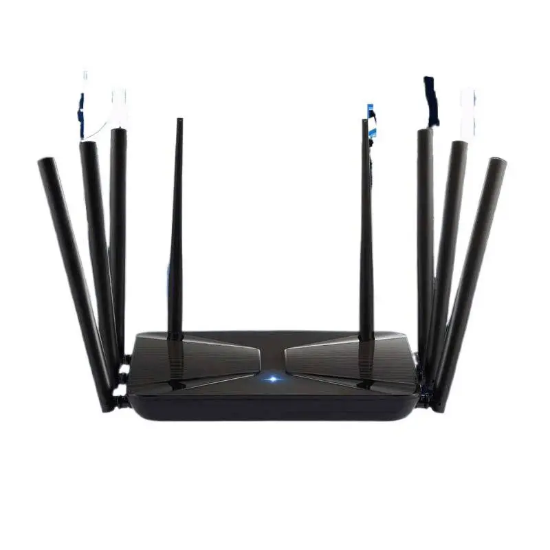 Dual-Band WiFi 6 (802.11ax) Gigabit Ethernet Router - 1700M High-Power Signal, Strong Wall Penetration, Built-In Anti-Interference Module, Full Gigabit Ports, Concise Intelligent Setup, HD Video Playback, Smooth Online Gaming Support