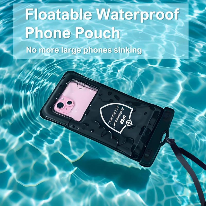 [Mother's Day Gifts]2 Pack Waterproof Phone Pouch, Touch Sensitive, Underwater Dry Bag Phone Case for Drifting Diving Swimming