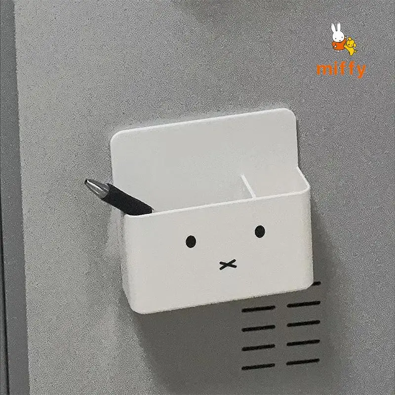 Kawaii Miffy Refrigerator Magnet Home Furnishing Convenient Ornament Anime Versatile Sundries Storage Box Girl Perfect Gifts