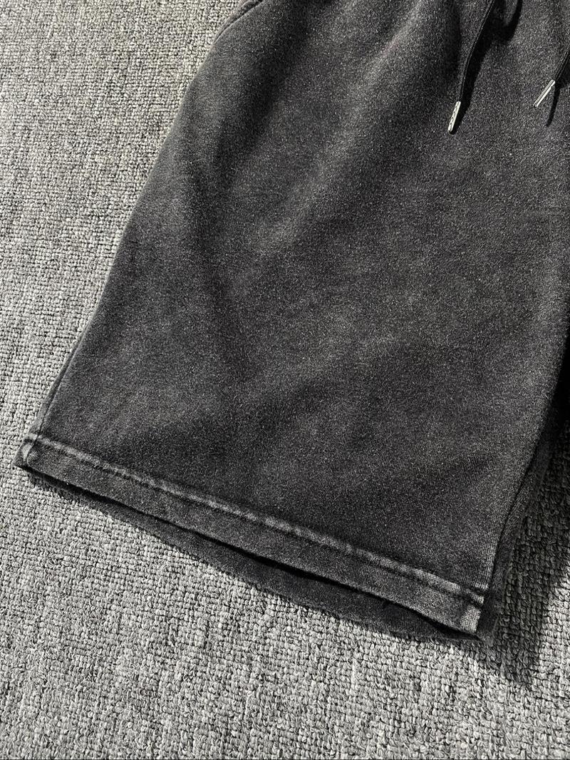 Men's Regular Fit Solid Color Drawstring Waist Shorts, Casual Street Fashion Shorts for Summer, Men's Bottoms for Daily Wear, Cotton