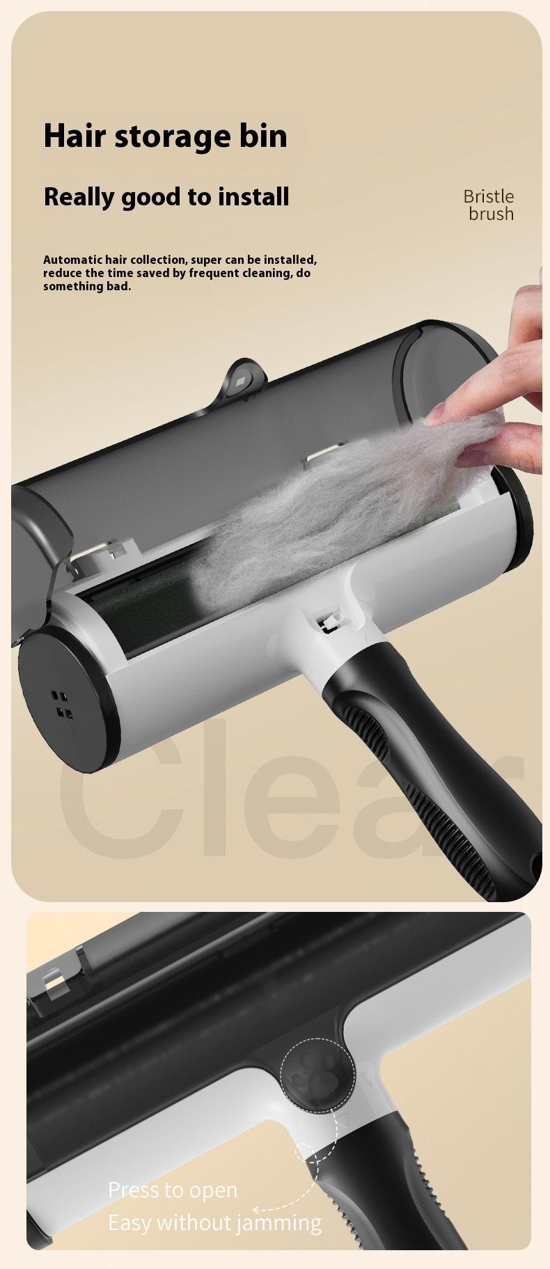 Pet Hair Remover Roller |   Two-Way Self-Collecting |   Washable Reusable |   Self-Contained Fur Storage |   Dog Cat Fur Lint Cleaner for Clothes Furniture Couch Carpet Car Seat |   TikTok Viral Pet Cleaning Must-Have |   Multi-Surface Fur Removal Tool