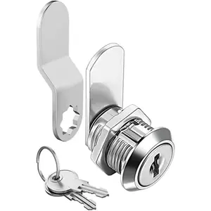 5/8 Inch Truck Tool Lock with Keys, Replacement Toolbox Lock for Trailer, RV Boxes, Mailboxes