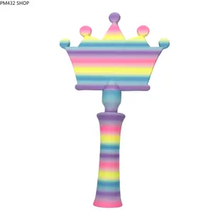 3D Printed Crown Magic Wand Tap to Pay Card Holder – NFC Contactless Payment Clip, Princess Style Fantasy RFID Payment Accessory, Cute Aesthetic Portable Tap-to-Pay Gadget for Quick Checkout