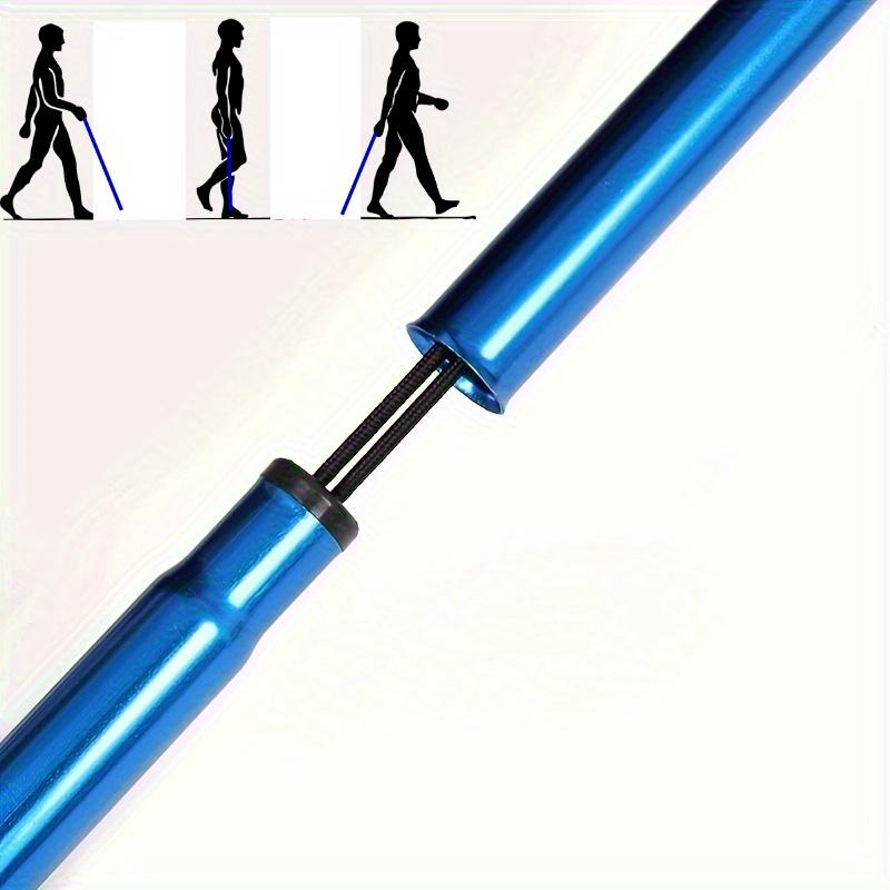 5-level Adjustable Height Folding Cane, Foldable Aluminum Alloy Walking Stick With Adjustable Height- Lightweight And Durable For Hiking And Travel