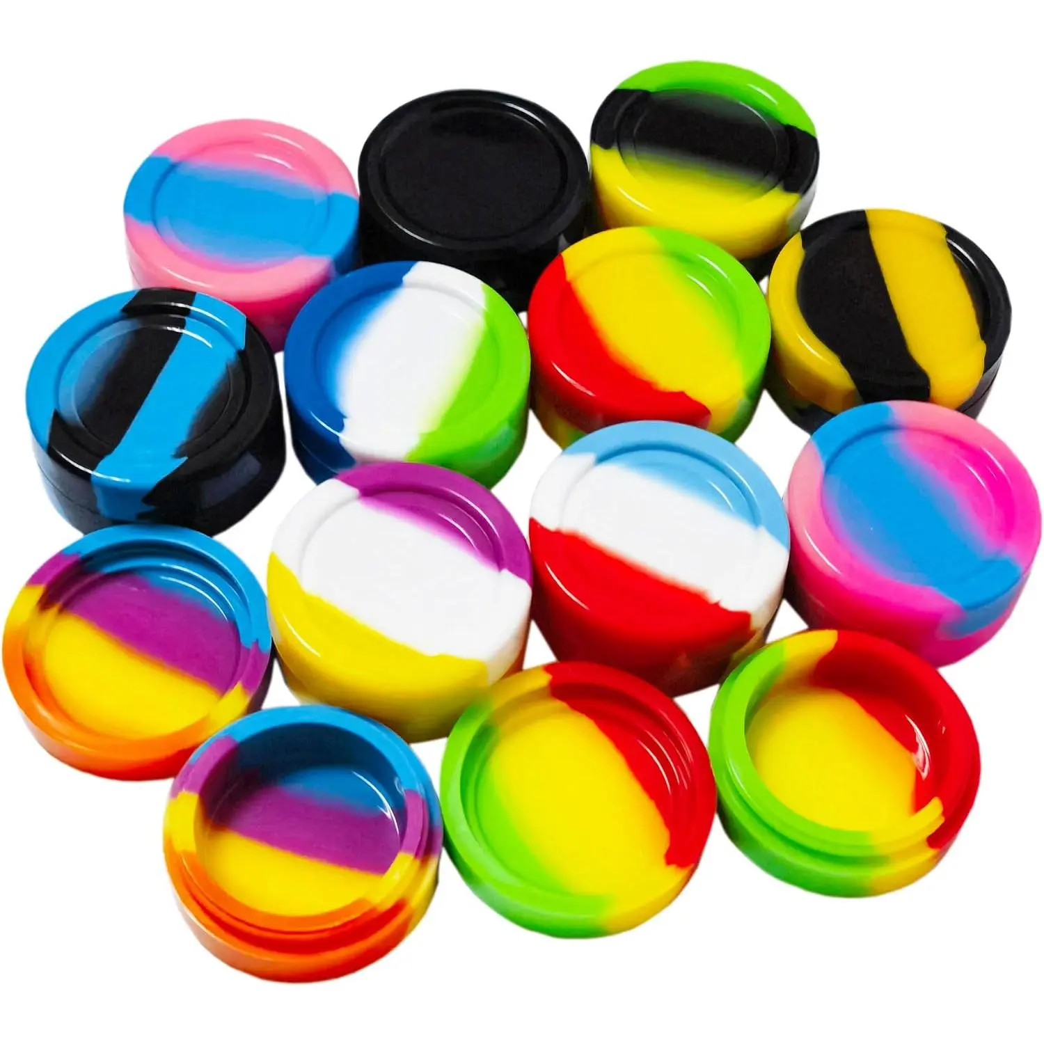 11ml  Wax Concentrate Containers Non-stick Jars with Round Shape (3)