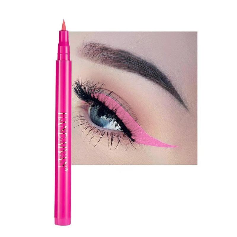 Easy Coloring Long Lasting Liquid Eyeliner, Quick Drying Eyeliner Liquid Liner Pen, Stage & Cosplay Rainbow Eyeliner