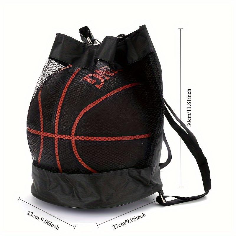 A Basketball Backpack, Oxford Cloth Single-shoulder Crossbody Bag, Basketball Net Pocket Backpack, Volleyball and Soccer Bag