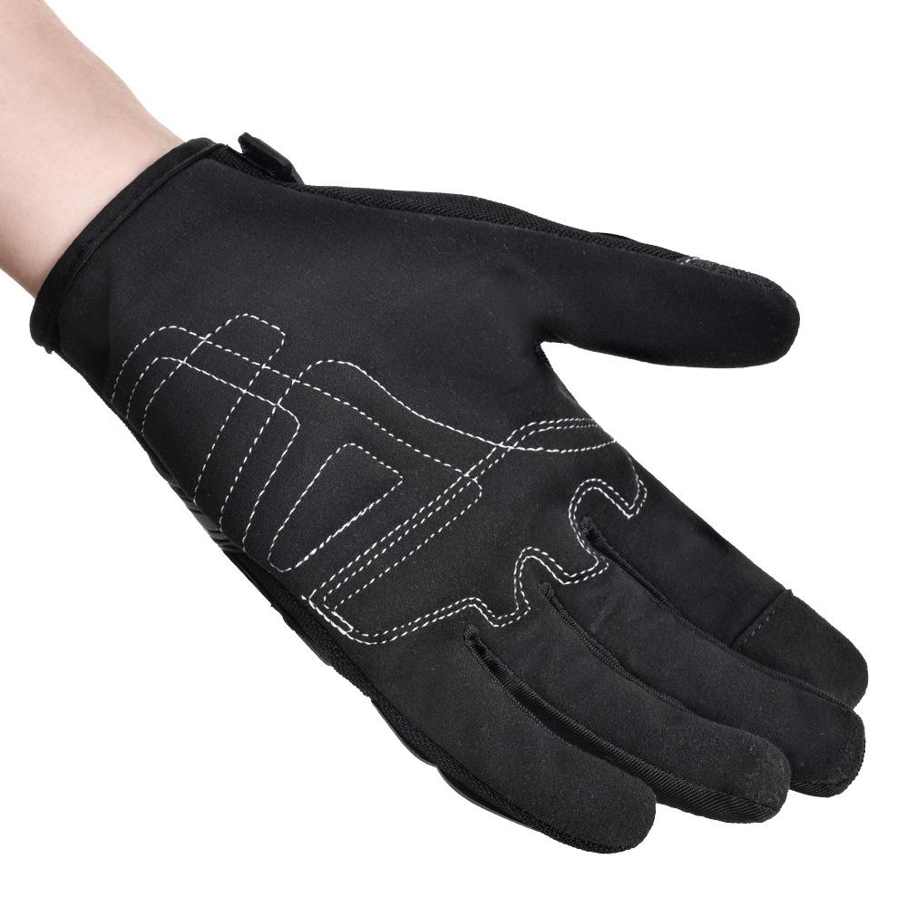 Motorcycle gloves Touch screen anti-drop equipment Breathable men's and women's locomotive riding Motorcycle off-road riding gloves