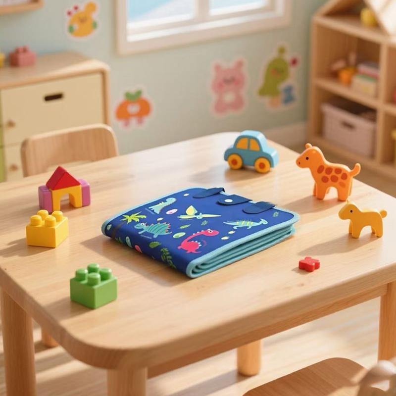 HOTMIR Montessori Felt Busy Board Toy for Baby Toddlers, Fine Motor Skills Develop Interactive Game Toy for Boys and Girls, Floor Tummy Time Quite Book Toy in Car or Air Plane for Educational Preschool HOTMIR Montessori Felt Busy Board Toy for Baby Toddlers, Fine Motor Skills Develop Interactive Game Toy for Boys and Girls, Floor Tummy Time Quite Book Toy in Car or Air Plane for Educational Preschool