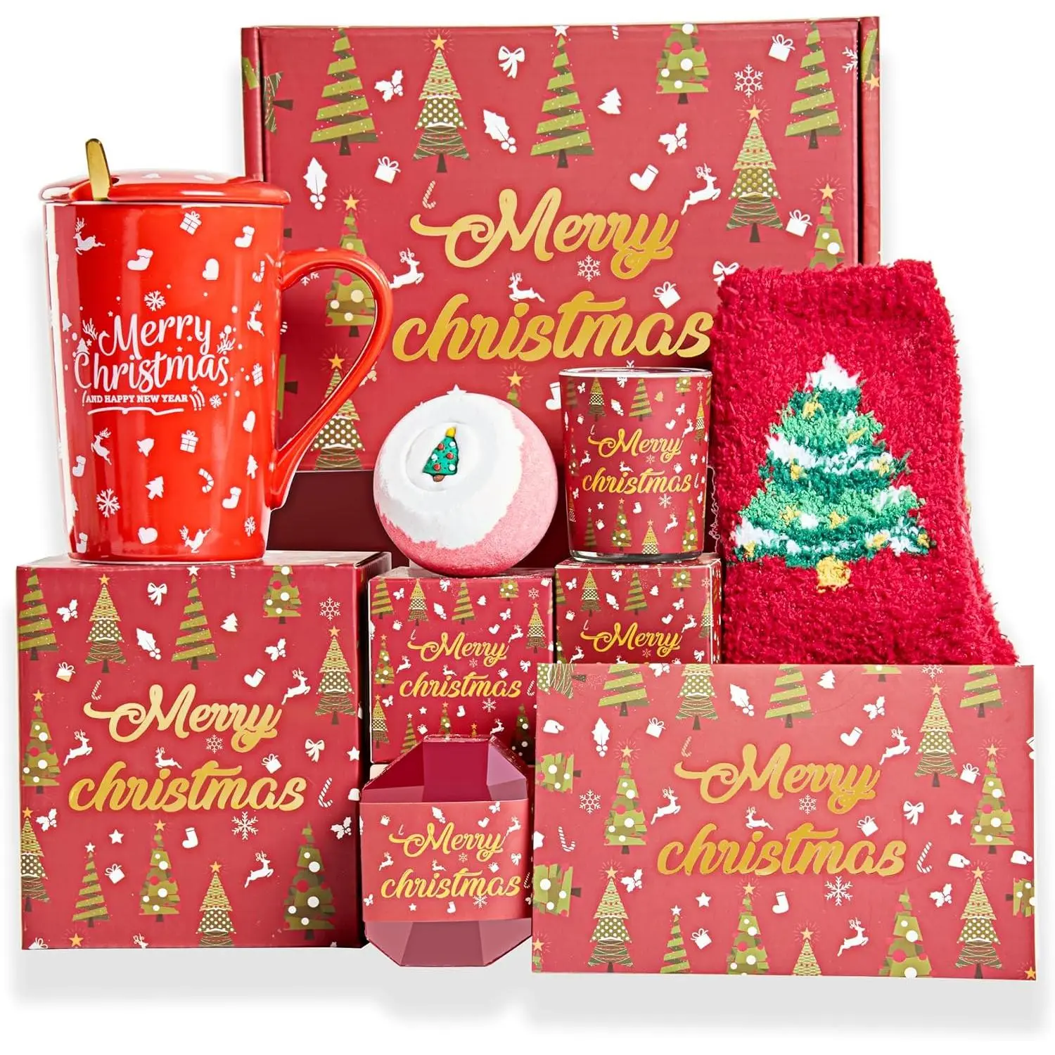 Womens Gifts for Christmas Mom Grandma Sister Wife Girlfriend Teacher Coworker  Christmas Gifts Basket Christmas Presents xmas  for Women