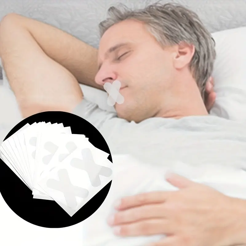 30 Pack Anti-Snoring Patches, Effective Snore Reduction, Comfortable Sleep Aid, Ideal for Travel & Home Use, Non-Toxic Ingredients