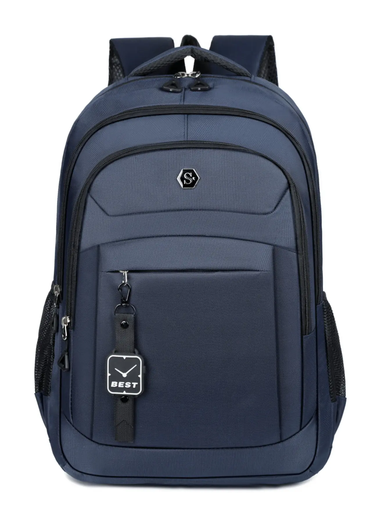 Men's Business Laptop Backpack, Large Capacity Multi-Pocket Travel Backpack, Waterproof Casual School Bag, Fits 15.6-Inch Laptops, Durable College Backpack, Multi Compartment Backpack