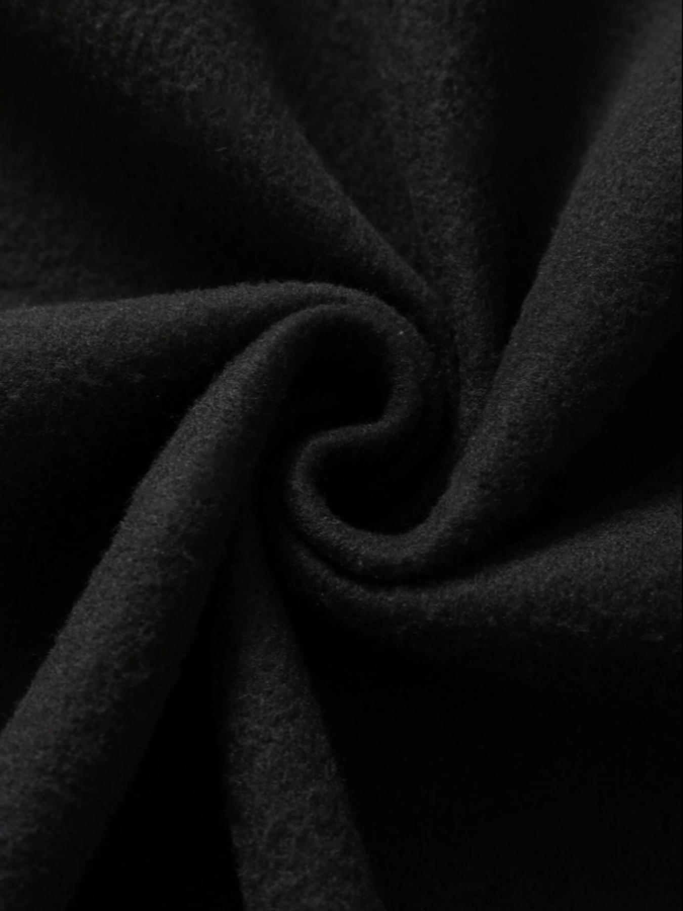 【Plus Size】 Basic Solid Zip Up Hoodie, Casual Drawstring Pocket Long Sleeve Hooded Sweatshirt for Fall & Winter, Women's Clothing for Daily Wear, Womenswear