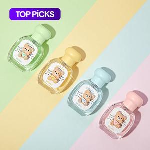 cute bear design perfume, 1 count long lasting natural light fragrance for women, daily use fragrance for women & girls, perfume for women, pink mini perfumes