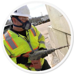 GVS SPR456 Elipse P100 Nuisance Dust Half Mask Respirator with replaceable and reusable included, M/L Size