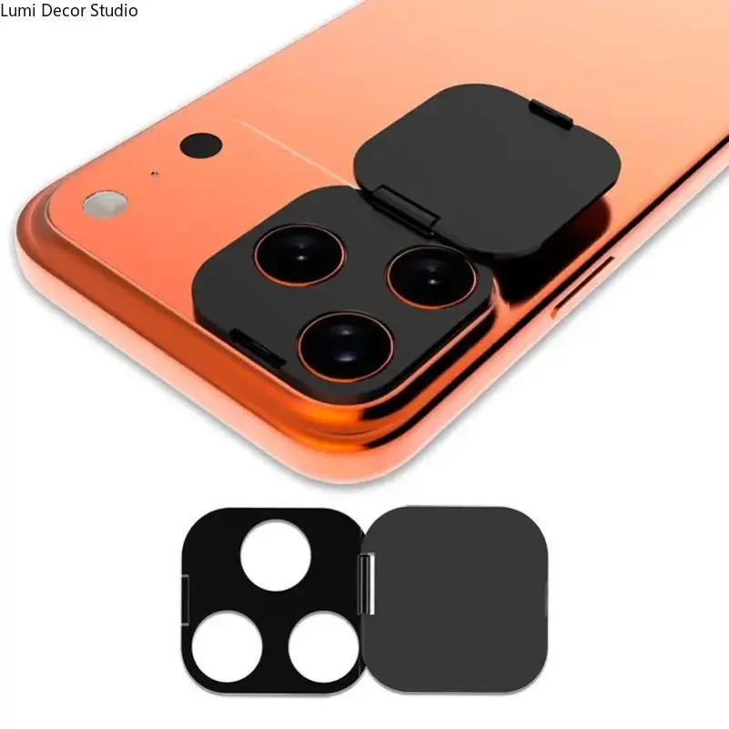 Ultra-Thin Camera Cover Slide - Plastic Privacy Shield for Phones, Tablets and Laptops, Scratch-Resistant Daily Lens Protection