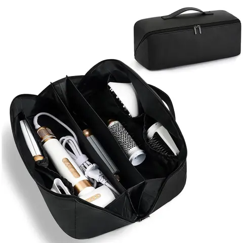 Hot Hair Tools Travel Bag, Large Capacity Wide-Open Pouch, Hair Accessories Organizer, Ideal for Flat Irons, Straighteners, Curling Iron, Travel Essentials for Women #GLOBAL PICKS