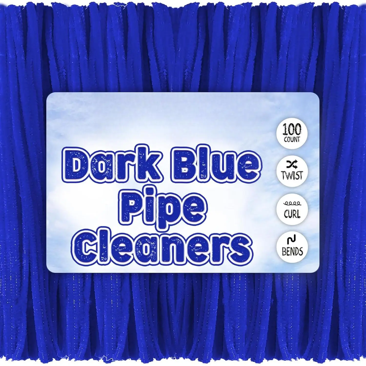 Blue 100 Pack 12 Inch