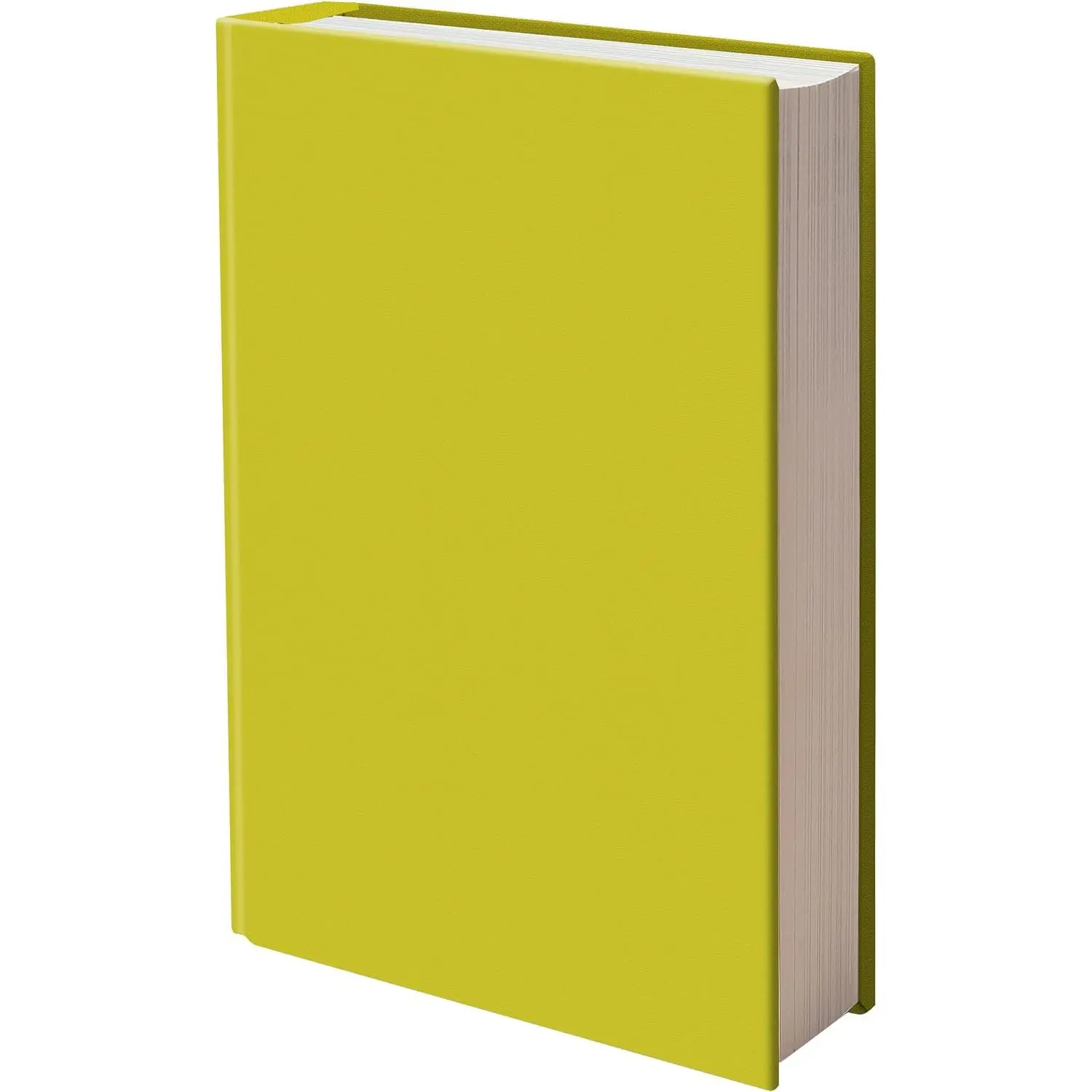 Easy Apply Stretchable Book Cover 1 Pack Yellow.  Jacket Fits  Hardcover Textbooks Up to 9" x 11". Adhesive-Free, Nylon Fabric Protectors. Washable and  School  for Students