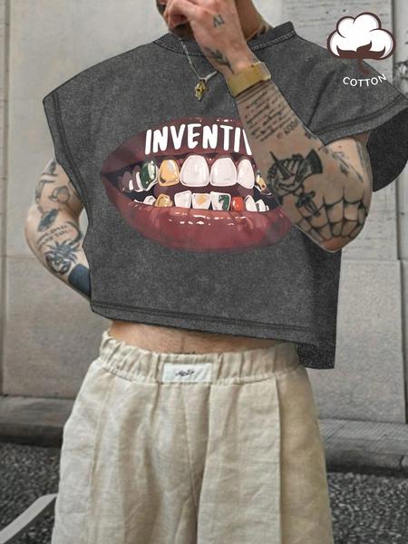 Men's Solid Color Crop Tank Top, Regular Fit Casual Sleeveless Round Neck Top for Summer, Fashion Men's Clothes for Daily Wear