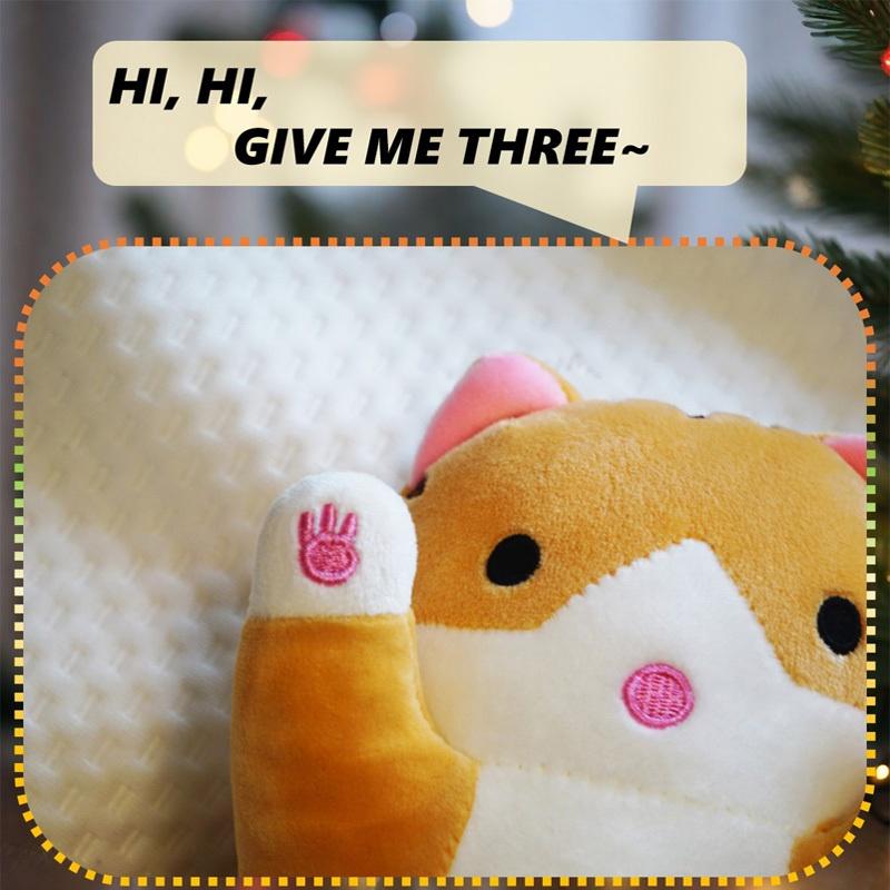 USB-Powered Heating Pad with Adjustable Temperature & Timer, Soft Fabric with Cute Cat & Fox-like Design - USB Plug-in Heating for Neck, Waist, Abdomen - Ideal for Women'S Menstrual Cramps, Christmas Gifts, Festive Use - Safe & Portable Hea