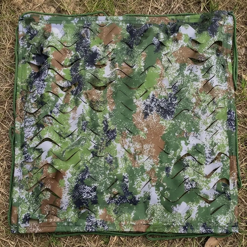 Dual-Layer Desert Starry Sky Camouflage Net for Military Training, Outdoor Simulation, Aerial Surveillance Prevention, and Natural Habitat Blending in Arid and Wooded Environments