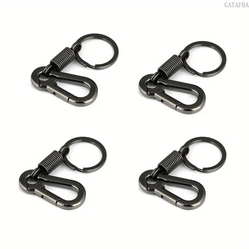 Vintage Heavy-Duty Carabiner Keychain, Portable Key Holder, Outdoor Daily Carry Sports Accessory Gift