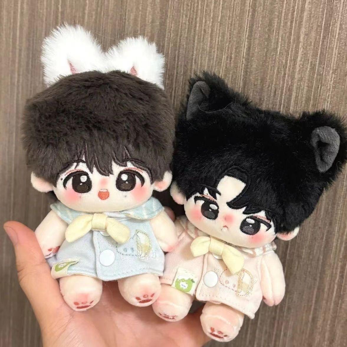 10cm BL TV Revenged Love Zi Yu Tian Xuning Cute Ear Plush Doll Cosplay Dress-up Clothes Cotton Pendant Fans Birthday Xmas Gifts