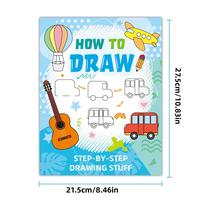 Children's life tools painting steps