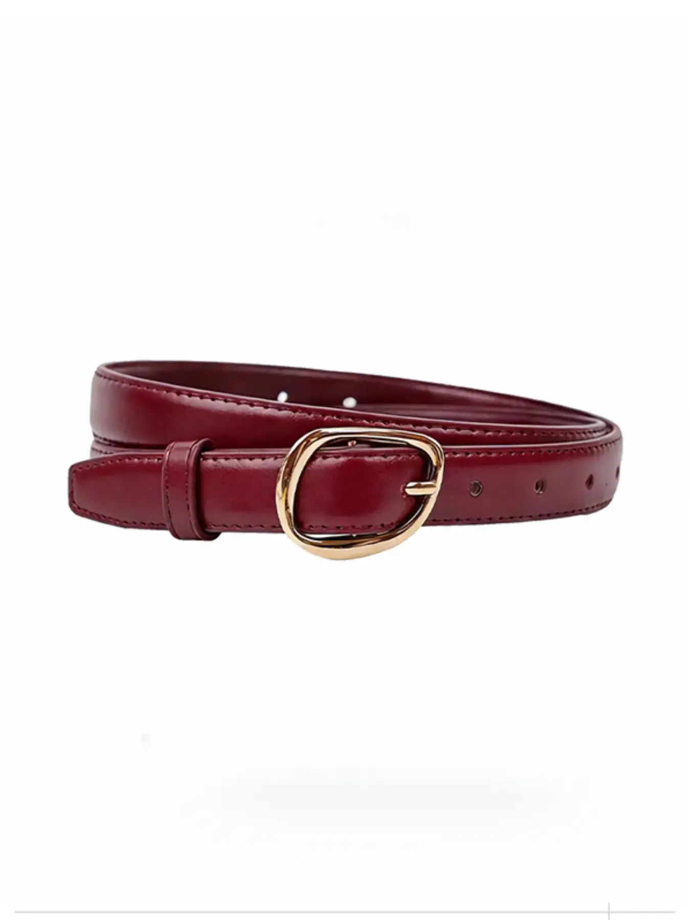 Women's New Waterdrop Alloy Buckle Belt, Premium Pu Leather Belts, Casual Dress Belt, Multiple Colors for Business Suits and Casual Jeans, Versatile Use, Perfect Daily Accessory, Fashionable and Practical, Casual Style Belts