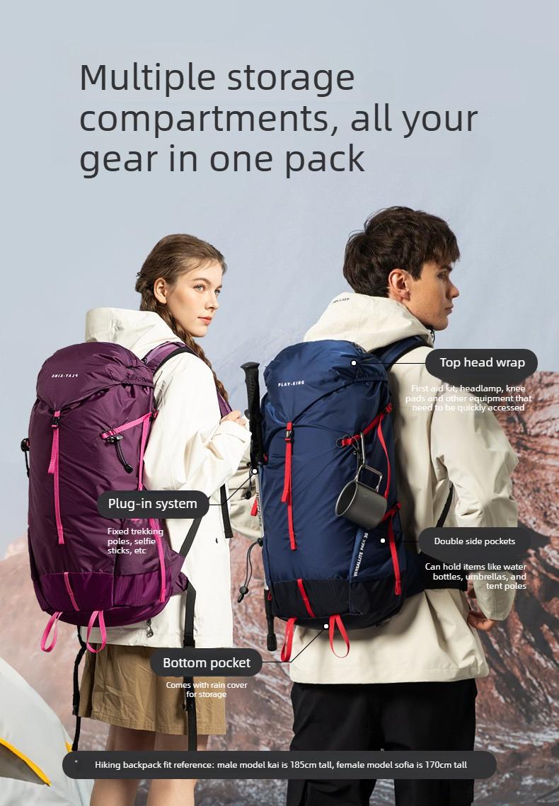 Hiking Bag Hiking Leisure Large Capacity Backpack Lightweight Outdoor Backpack