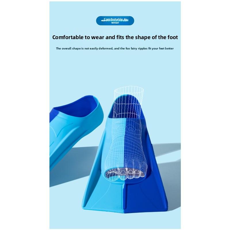 Swimming Flippers Silicone Flippers Children Adult Diving Frogs Training Diving Equipment Silicone Frogs