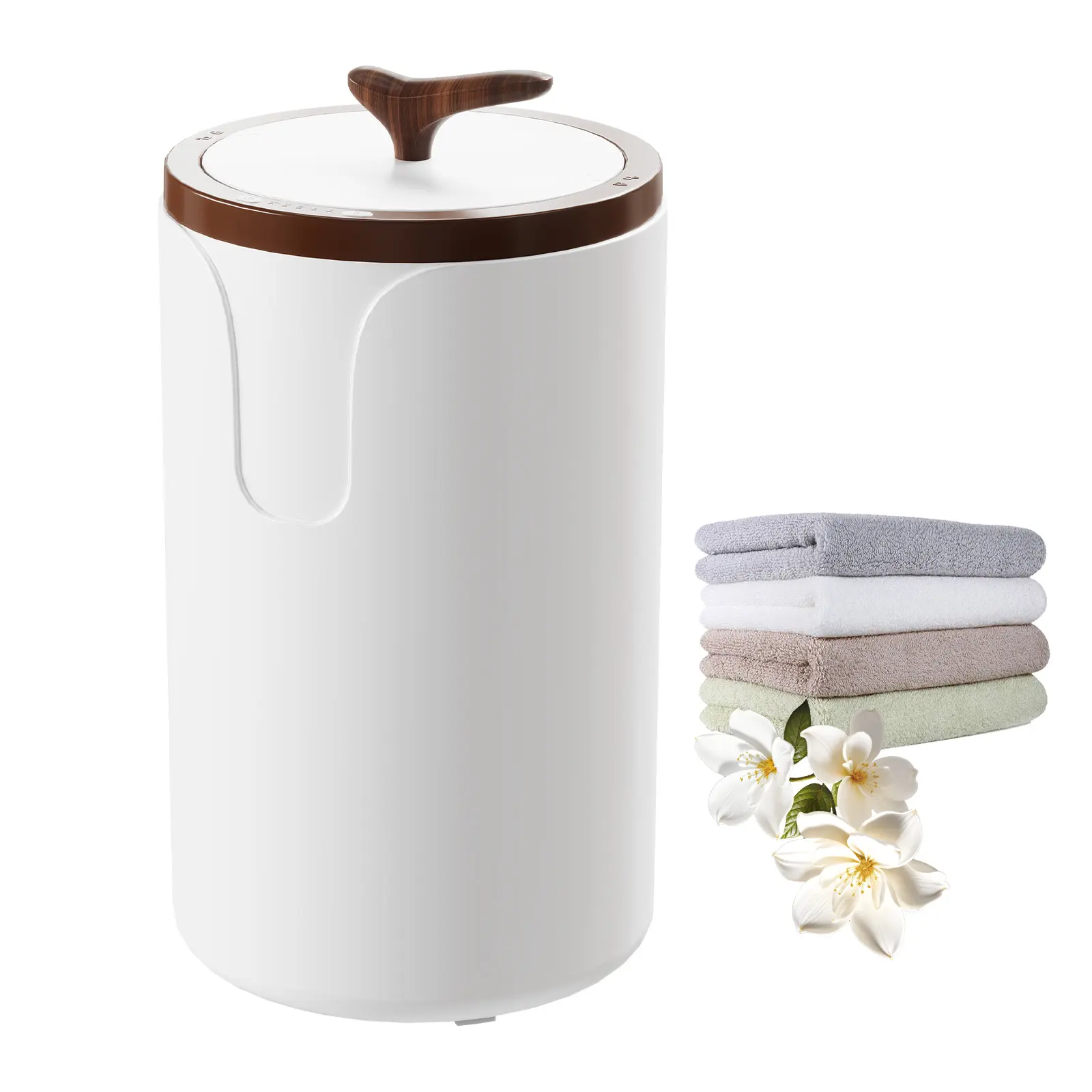 20L Bucket Towel Warmer & Heater - Fast Heating & Drying for Bath Towels, Robes, Pajamas - Auto Shut Off, Overheat Protection, Home Spa