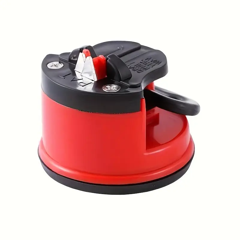 Mini Suction Knife Sharpener, Double-sided Whetstone Knife Sharpener, Kitchen Knife Sharpening Tool, Kitchen Accessories