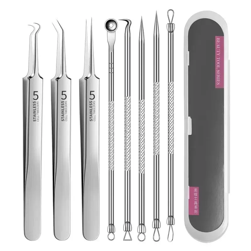 Stainless Steel Acne Clip, Professional Blackhead Needle, Beauty Makeup Tool Suite, Effective Acne Treatment, Durable Design, Blackhead Removal Tools