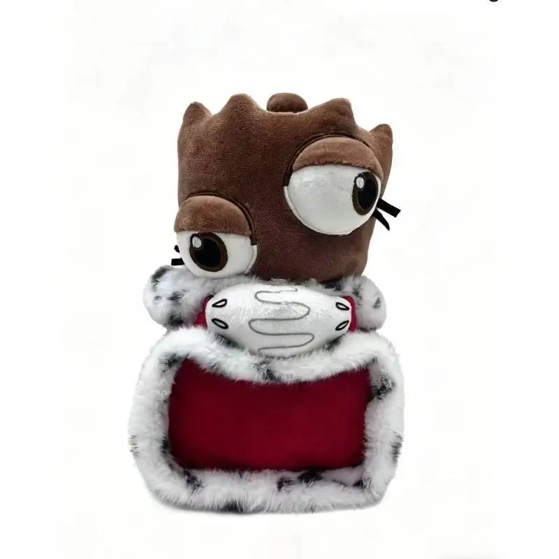 25cm Queenie Plush Amazing Number Circus Toy, Soft Cartoon Queen Character Doll, Home Decor Birthday Gift