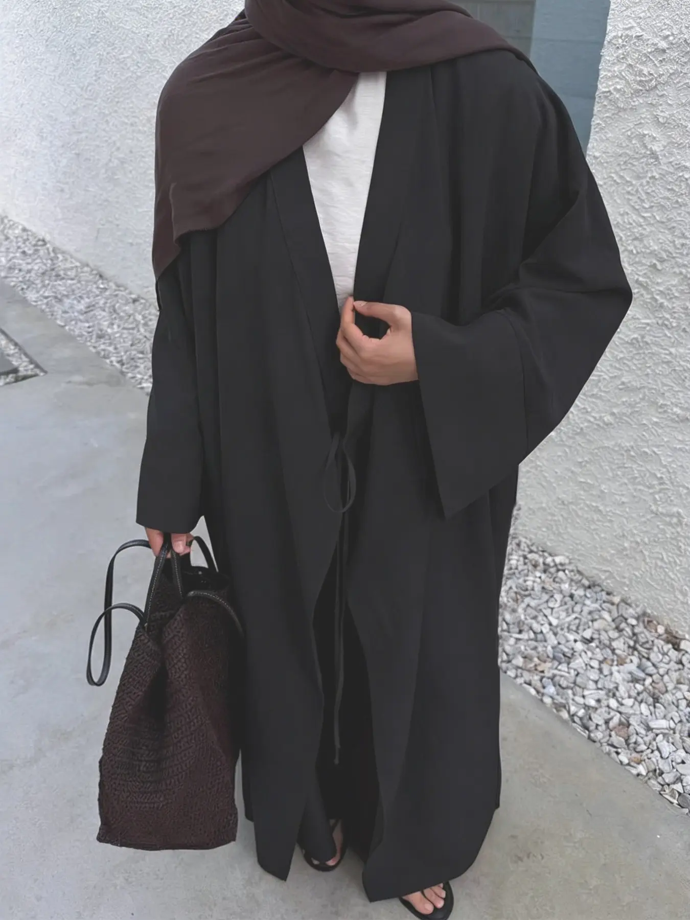 2026 Women's New Casual Fashion Loose Longline Cardigan Robe, Solid Color, Soft and Comfortable, Trendy Long Coat for Daily Wear