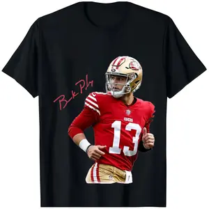 🏈🔥Brock Purdy Signature 49ers Football Unisex T-shirt