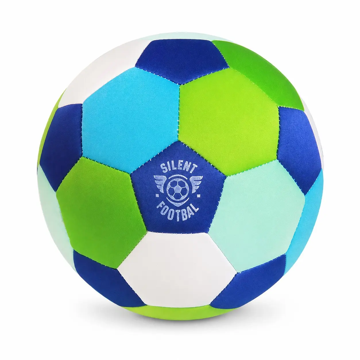 Size 4 Soft Fabric Indoor Soccer Ball, 8 Inch Low-Noise Inflatable Football, Durable Design for Training and Games, High-Quality Material