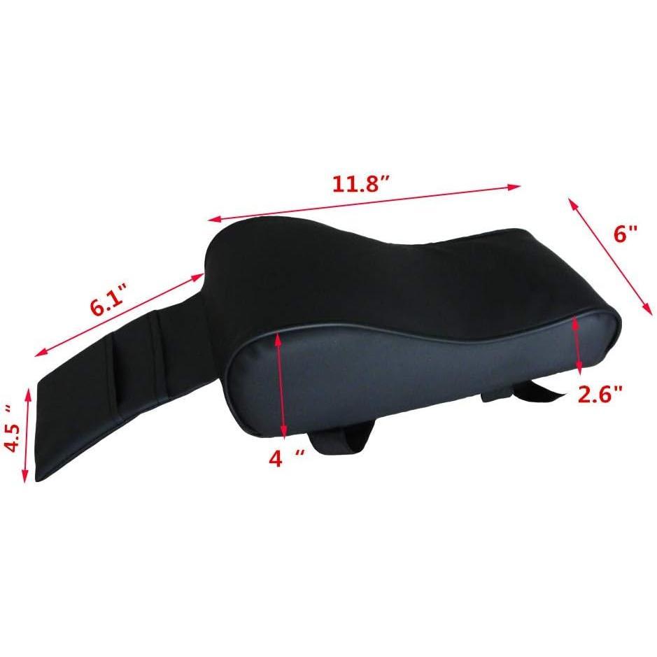 Armrest Cushion Soft Memory   Armrest Cushion Armrest for  Center Console Black