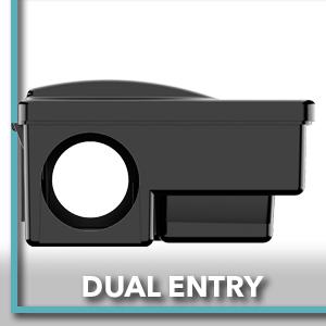 Rat Bait Station Traps, Reusable Humane Rodent Box Against Mice Chipmunks Squirrels That Work, Smart Tamper Proof Cage House to Secure Bait Block and Pellets, Mouse Bait Station Outdoor