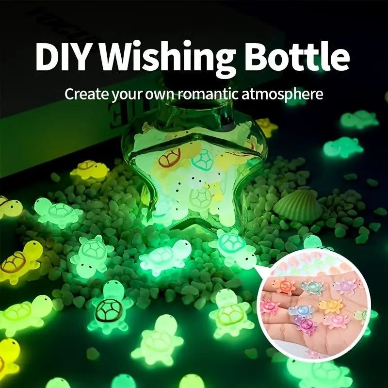 Mini Glow Stones 40/80/120 Pieces Per Bag, Perfect for Party Gifts, Home Decor, Aquarium, Garden, Christmas, New Year, Valentine's Day