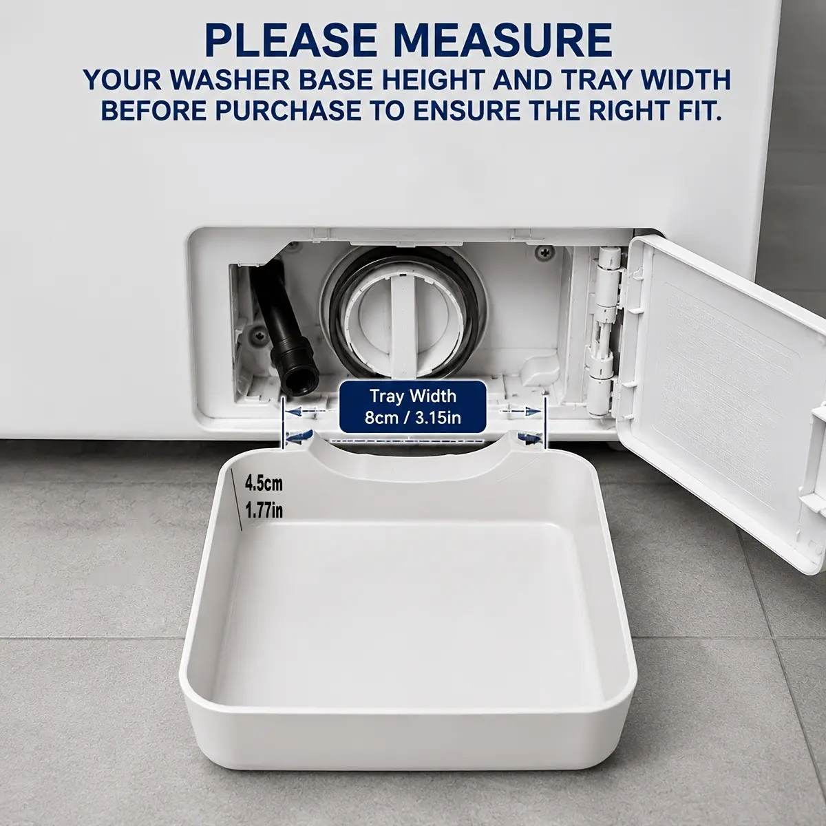 Washing Machine Drain Funnel, Lint Filter Cleaning Tray, Prevents Laundry Room Leaks, Essential Appliance Accessory, Easy Maintenance Tool, Laundry Accessories
