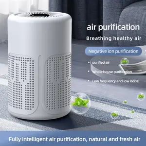 Usb Desktop Air Purifier Built-in Aromatherapy Diffuser, 50m³/h Cadr Low Noise 36db Portable Air Cleaner, Mini Quiet Purification Machine for Bedroom Office Desk, Eliminates Odor Dust, Compact Air Freshener with Fragrance Function
