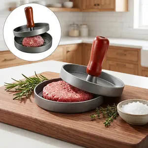Non-stick Burger Press, 1 Count Effortless Patty Maker for Perfect Meat, Beef, Cheese, and Veggie Burgers, Ideal for Grill, Griddle, BBQ, Cooking, Kitchen Tool, Utensils, Kitchen Gadgets, Kitchenware-YY0