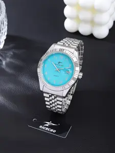 1 piece men's quartz watch, Arabic numeral watch, durable stainless steel strap, stylish and versatile accessory, date function, suitable for wearing in any occasion, with box included!