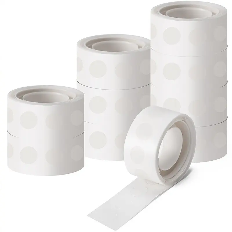 Transparent Dot Balloon Tape Removable Double-Sided Adhesive Stickers, Craft Decoration Wedding Supplies, Easy to Use and Remove